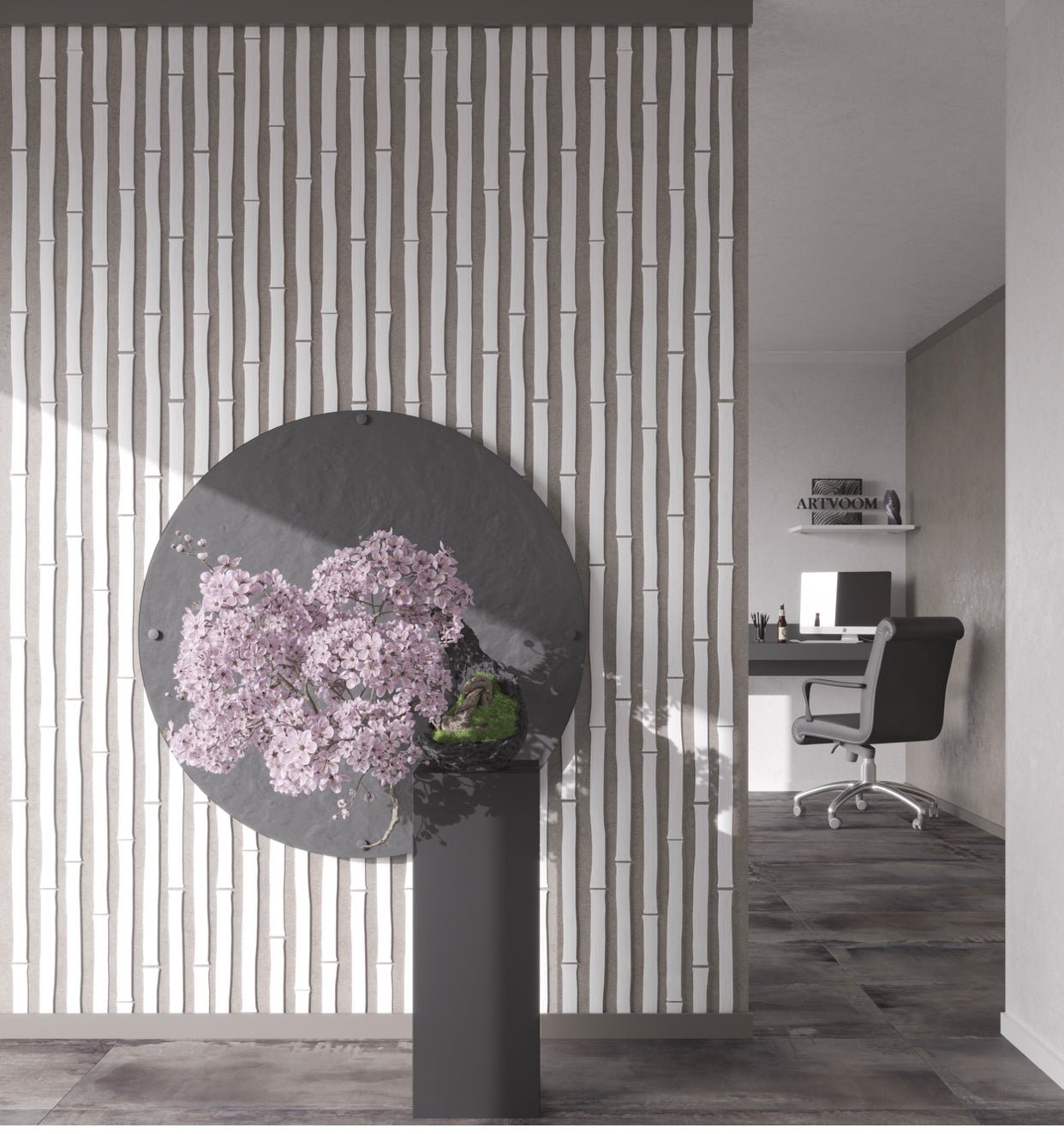 Wooden Wall Bamboo - Artvoom