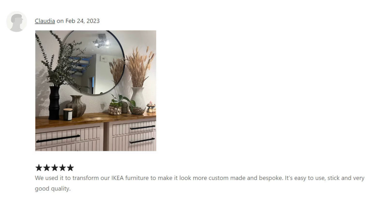 IKEA® MALM Furniture 3cm slats drawer overlay. - Artvoom