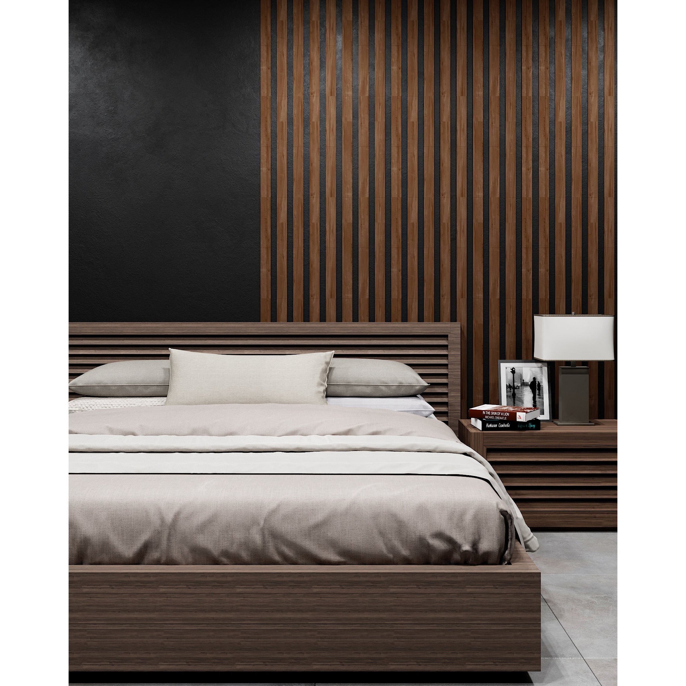 Rosewood oak wood slats panels made for wall decor