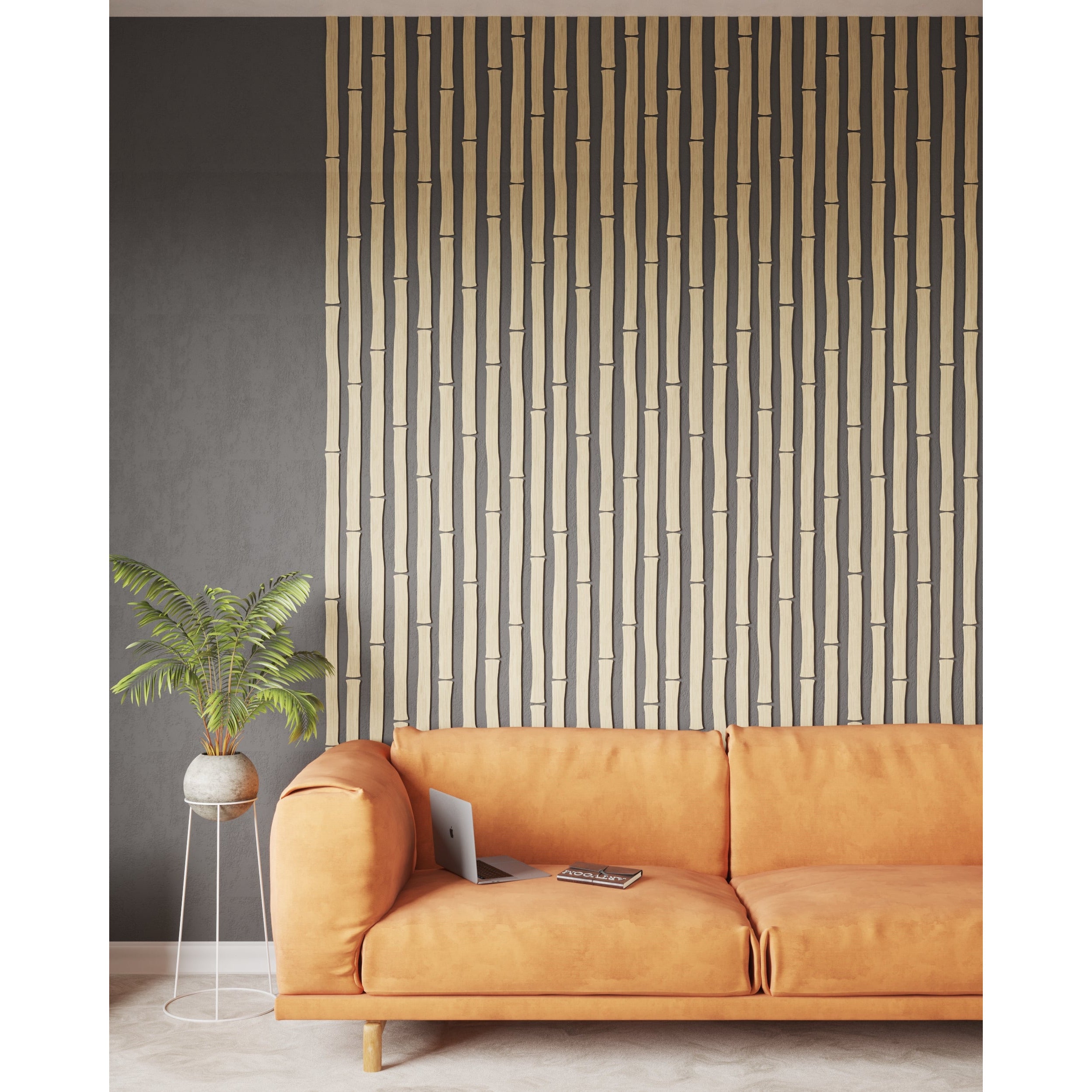 Bamboo Panel Wall Slat, Artvoom Wall Decor. 24 pcs in box panels by Artvoom – wood decor