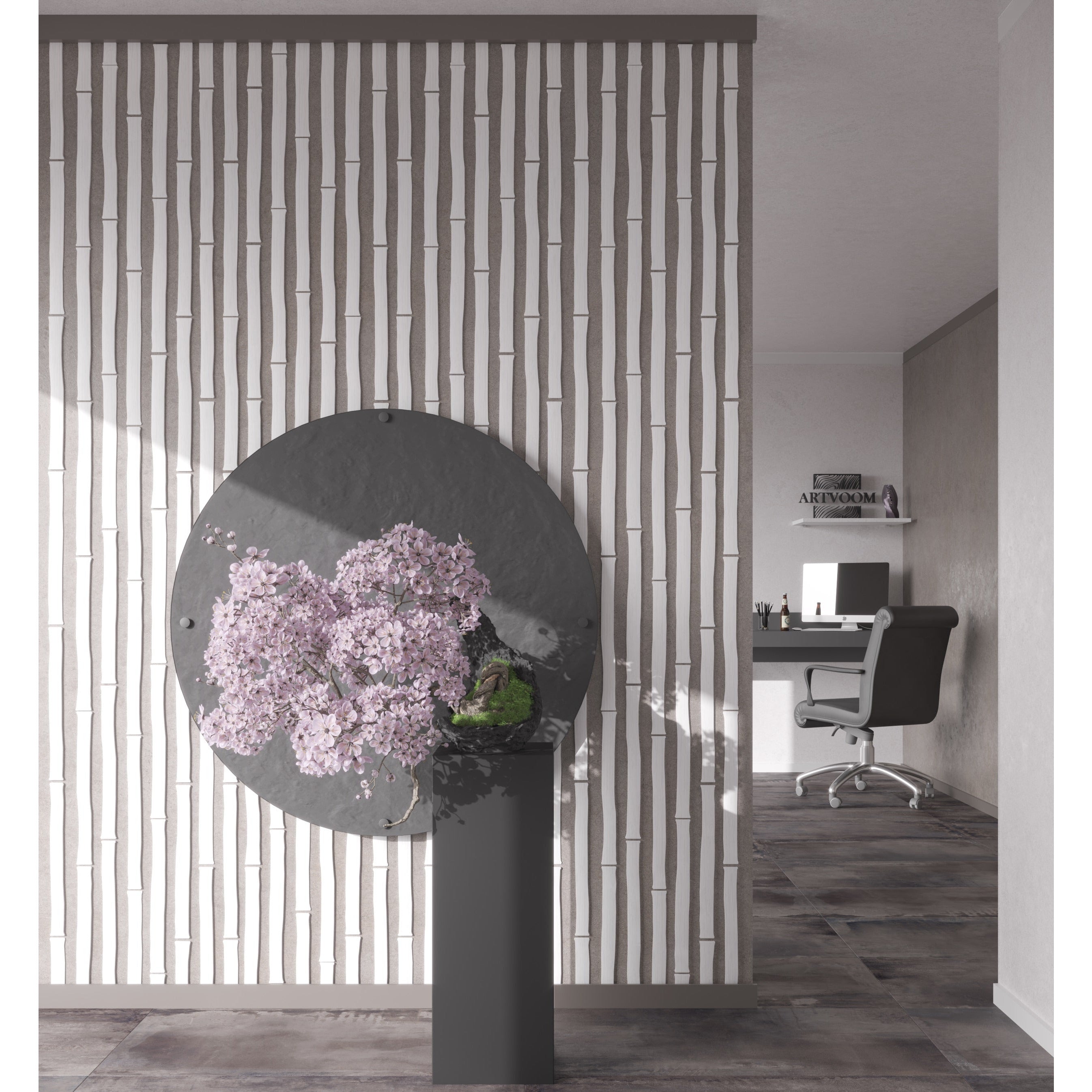 Bamboo Panel Wall Slat, Artvoom Wall Decor. 24 pcs in box panels by Artvoom – wood decor