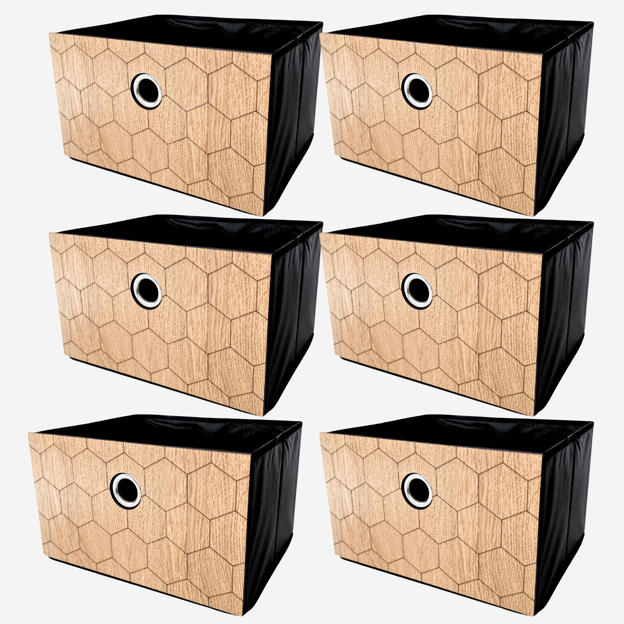 Box and basket for ikea kallax storage with dacorative wooden overlays panels by Artvoom – wood decor
