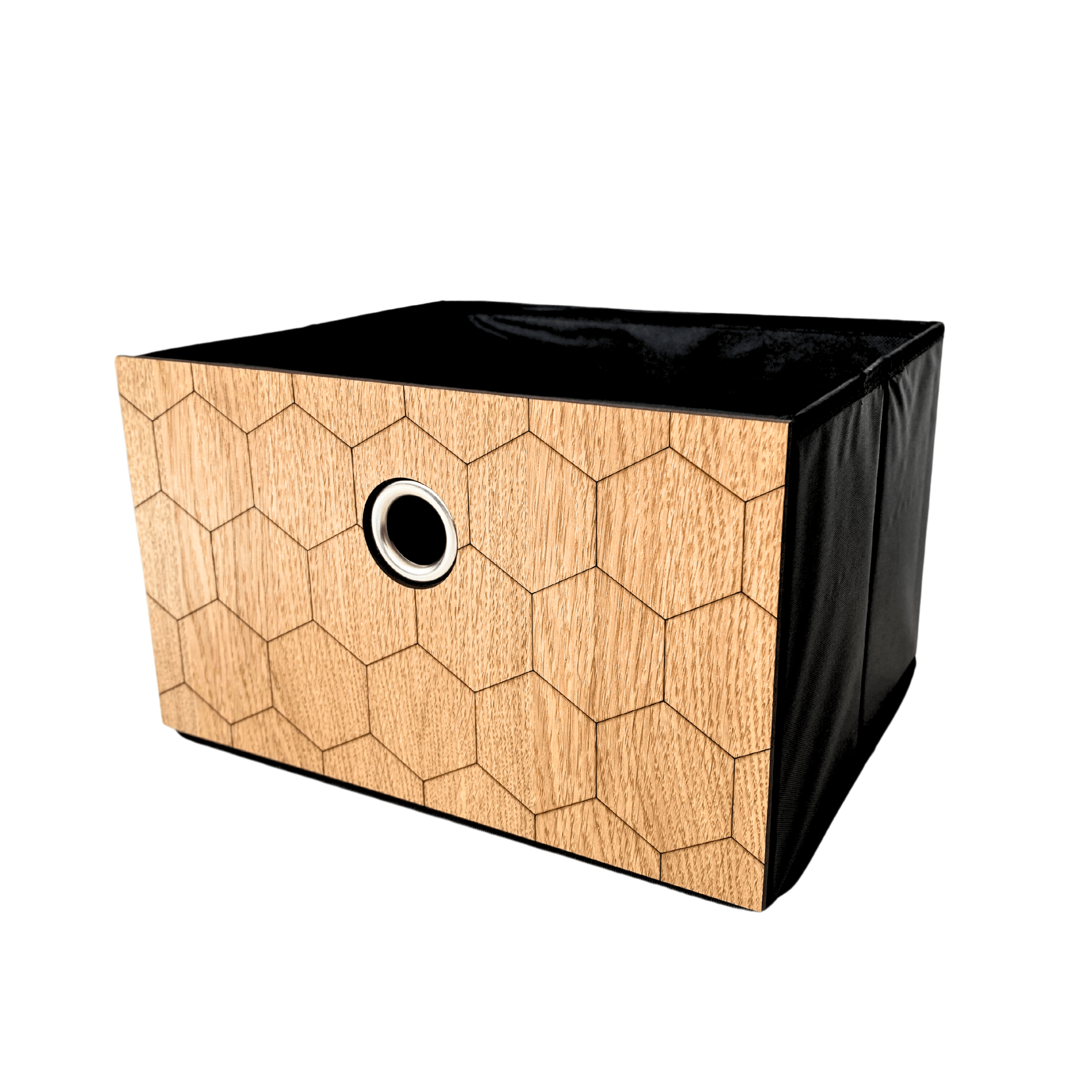 Box and basket for ikea kallax storage with dacorative wooden overlays panels by Artvoom – wood decor