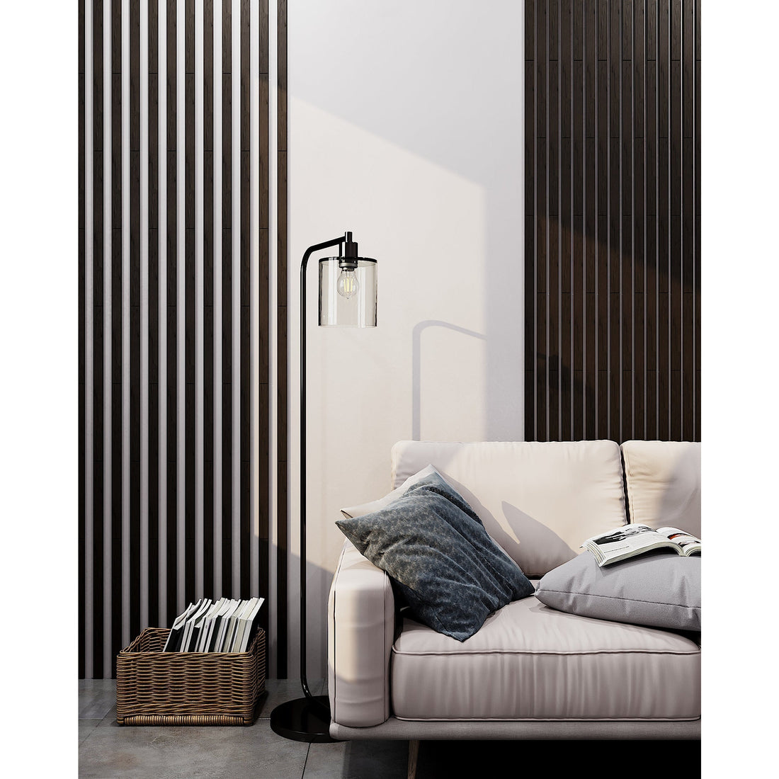 Narrow (Ebony) Wenge Wooden Wall Slats, 24 pcs in box. Artvoom Wall Decor panels by Artvoom – wood decor