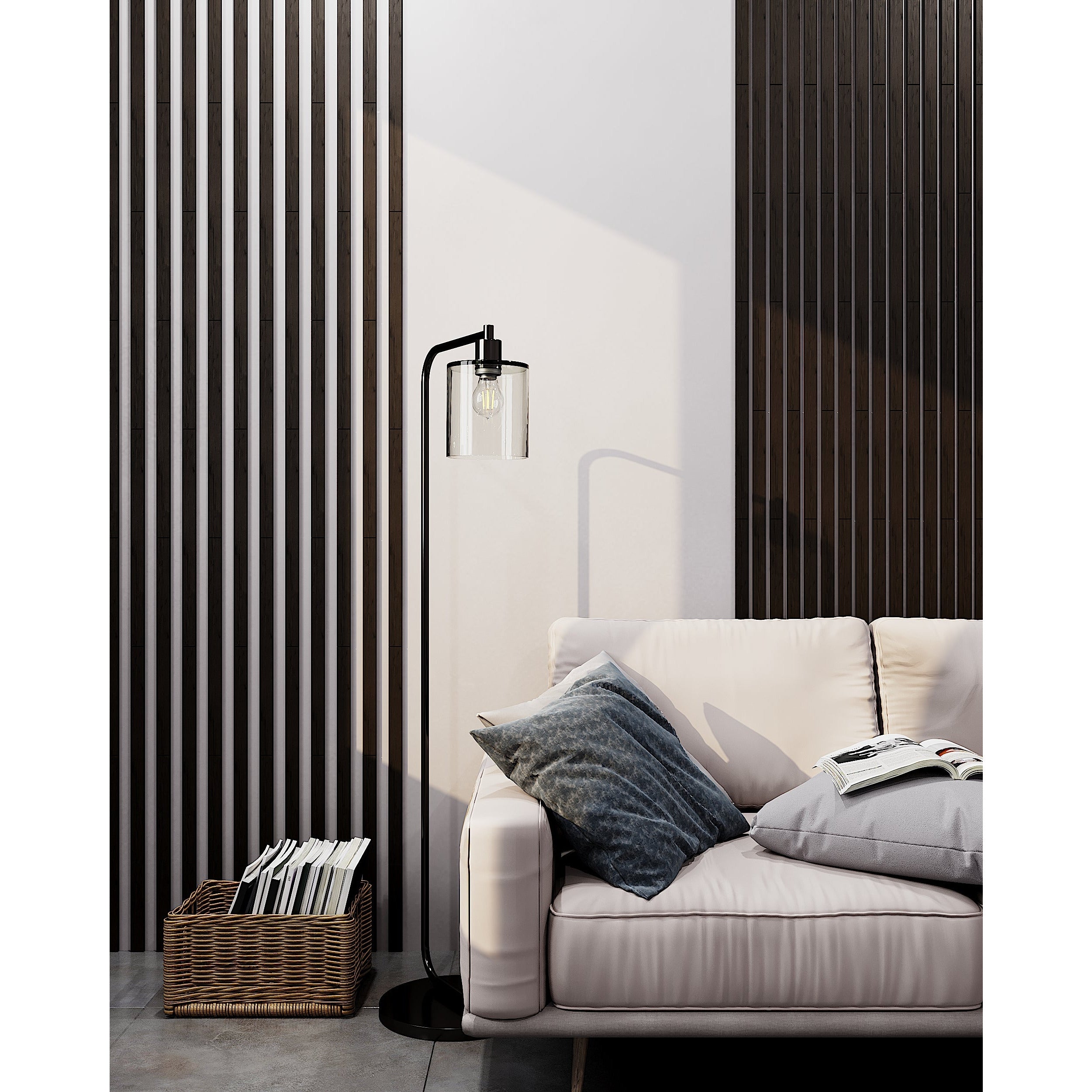 Narrow (Ebony) Wenge Wooden Wall Slats, 24 pcs in box. Artvoom Wall Decor panels by Artvoom – wood decor