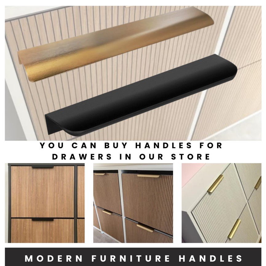 Overlay wooden panels for decorating ikea bissa dresser with pattern panels by Artvoom – wood decor