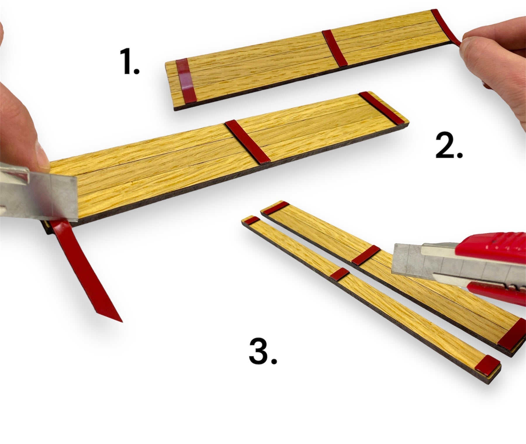 Overlay wooden slats panels for decorating ikea malm dresser 1 cm width panels by Artvoom – wood decor