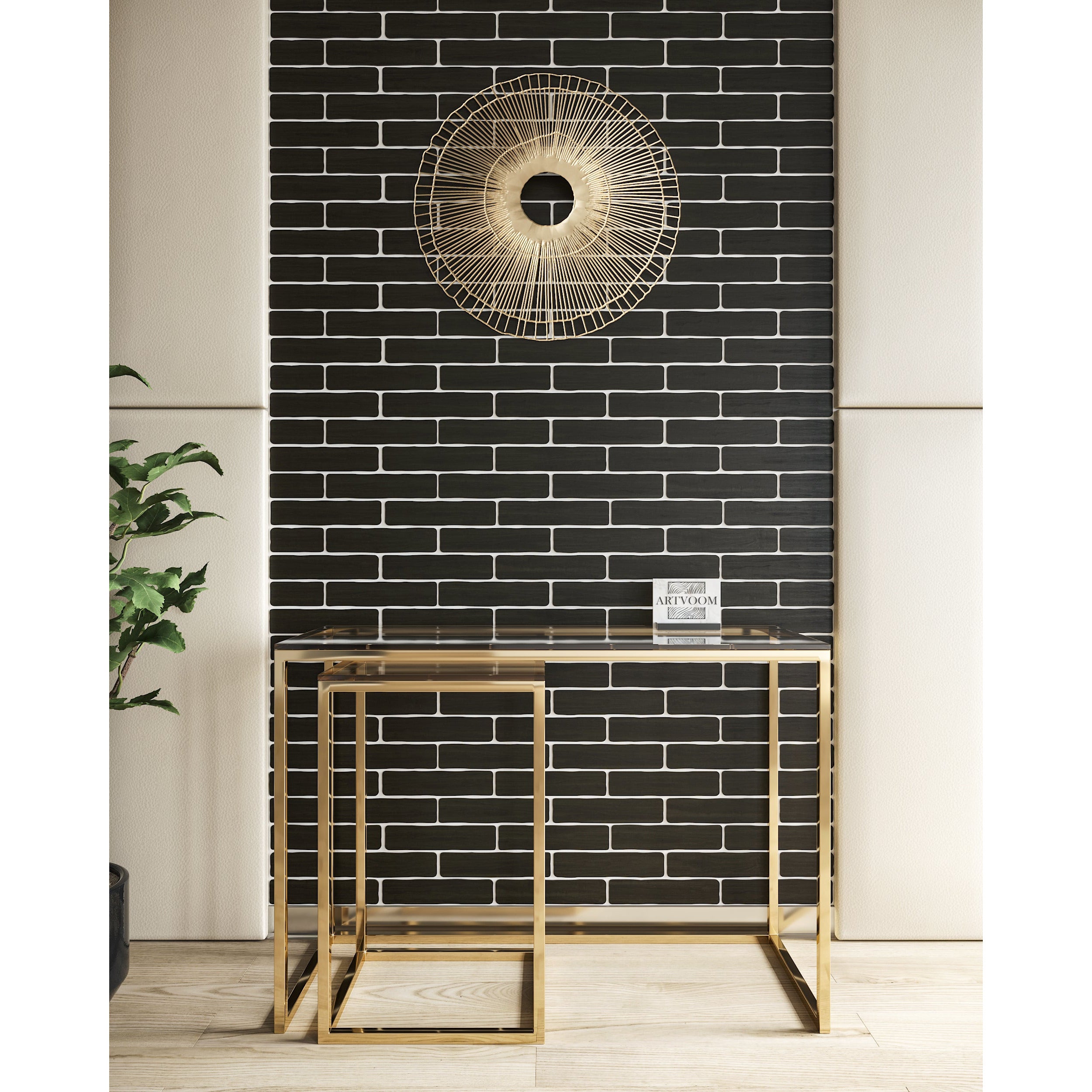 Real Wooden Faux Bricks for Wall Panels, Standard bricks 42pcs in a box or Half bricks 84pcs in a box. Artvoom Wall Decor. panels by Artvoom – wood decor