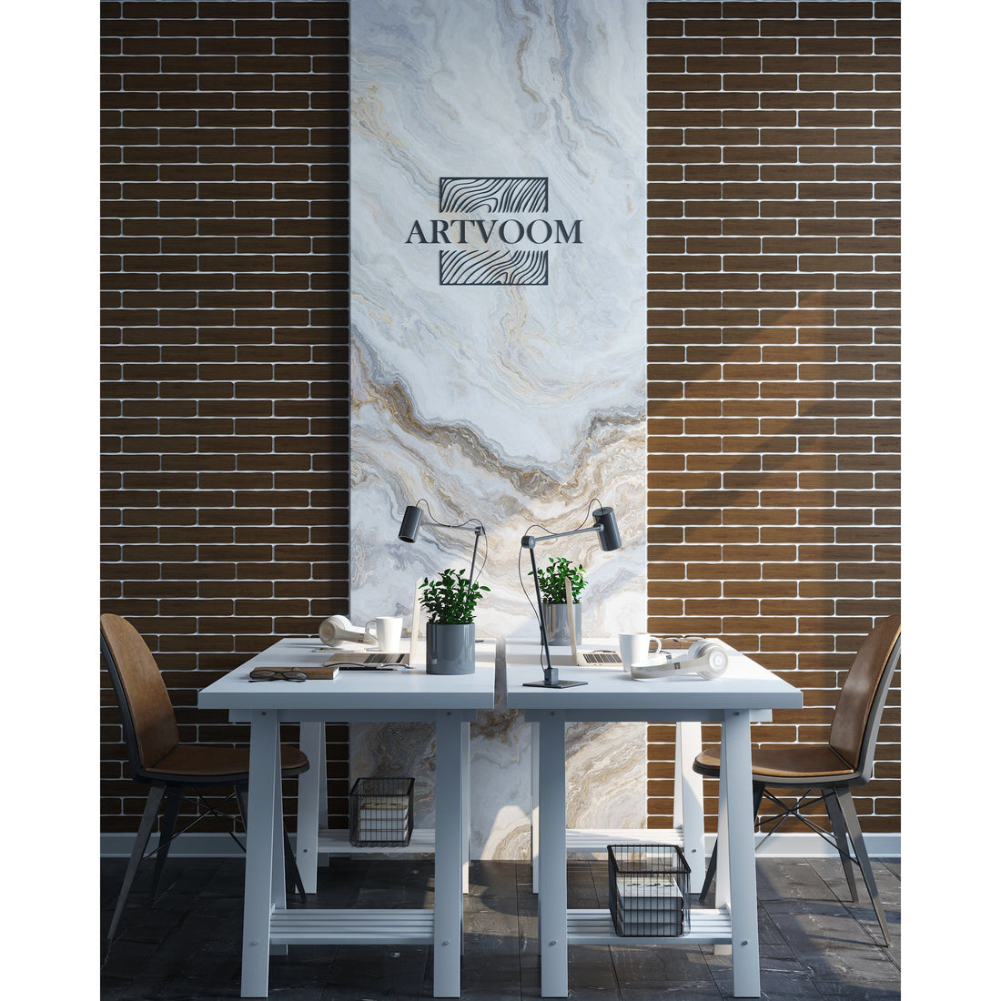 Real Wooden Rosewood Faux Bricks for Wall Panels, 42 pcs in box. Artvoom Wall Decor panels by Artvoom – wood decor