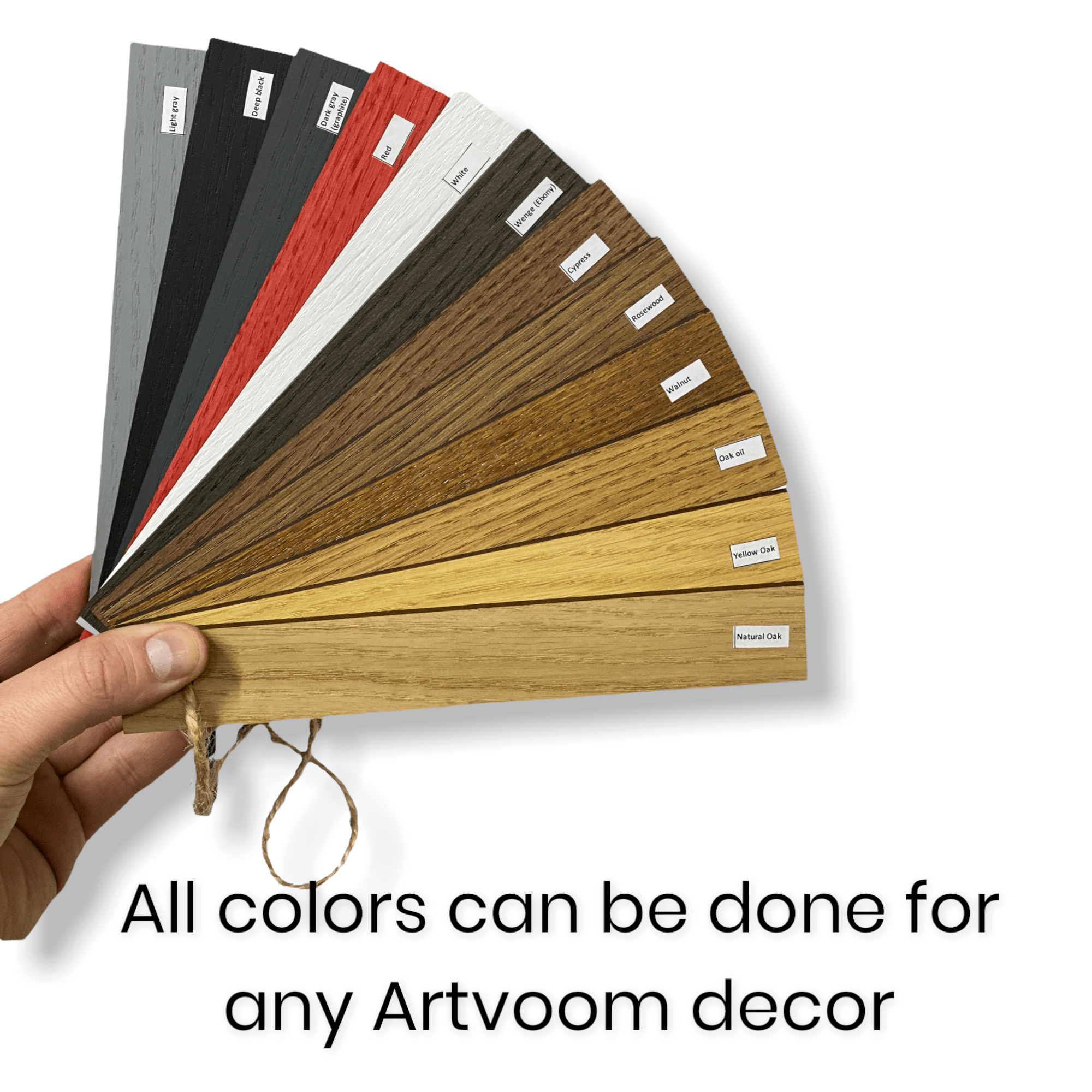 Rosewood Wooden Wave Slats, 12 pcs in box. Artvoom Wall Decor panels by Artvoom – wood decor