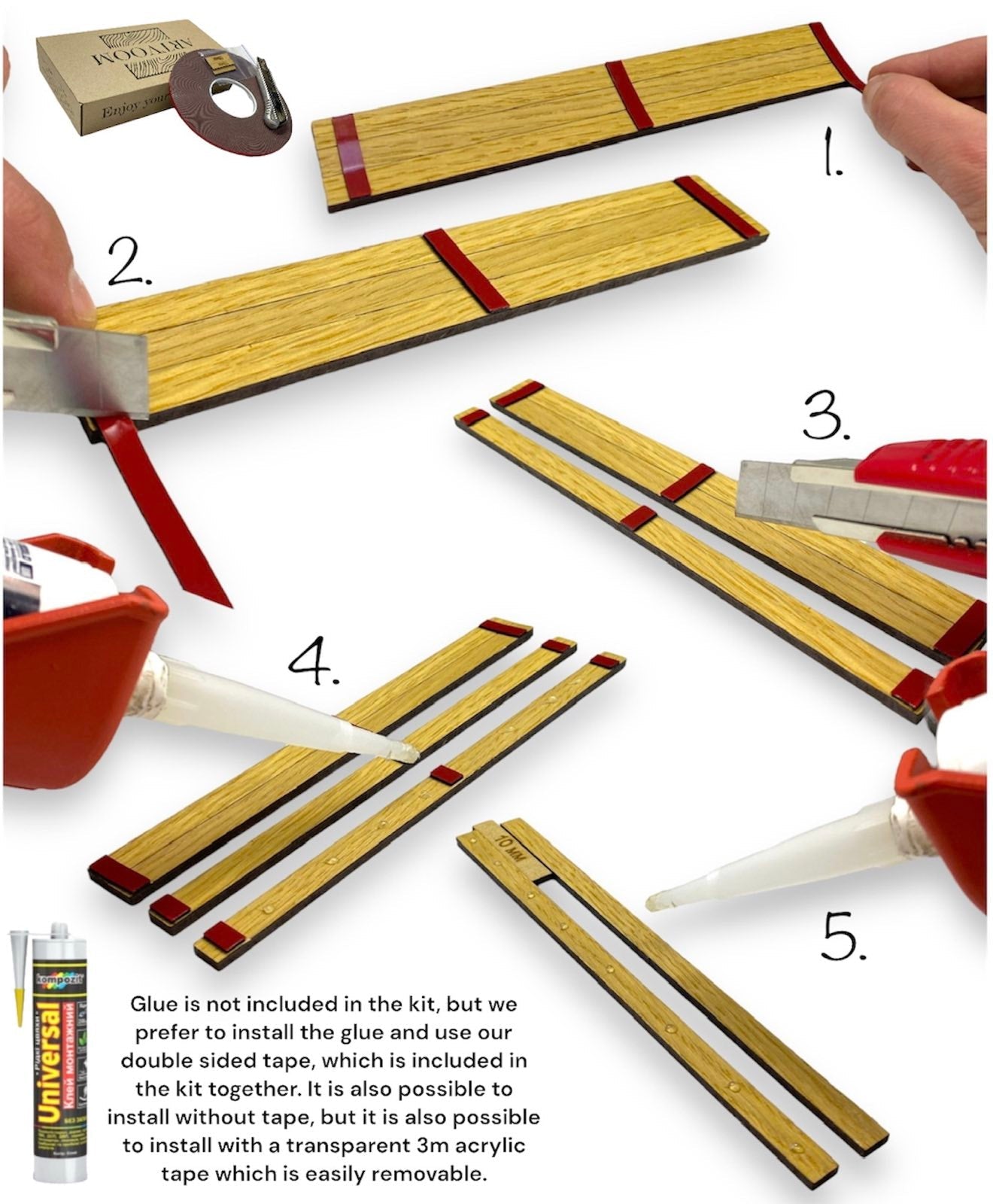 IKEA® MALM Furniture 3cm slats drawer overlay. - Artvoom