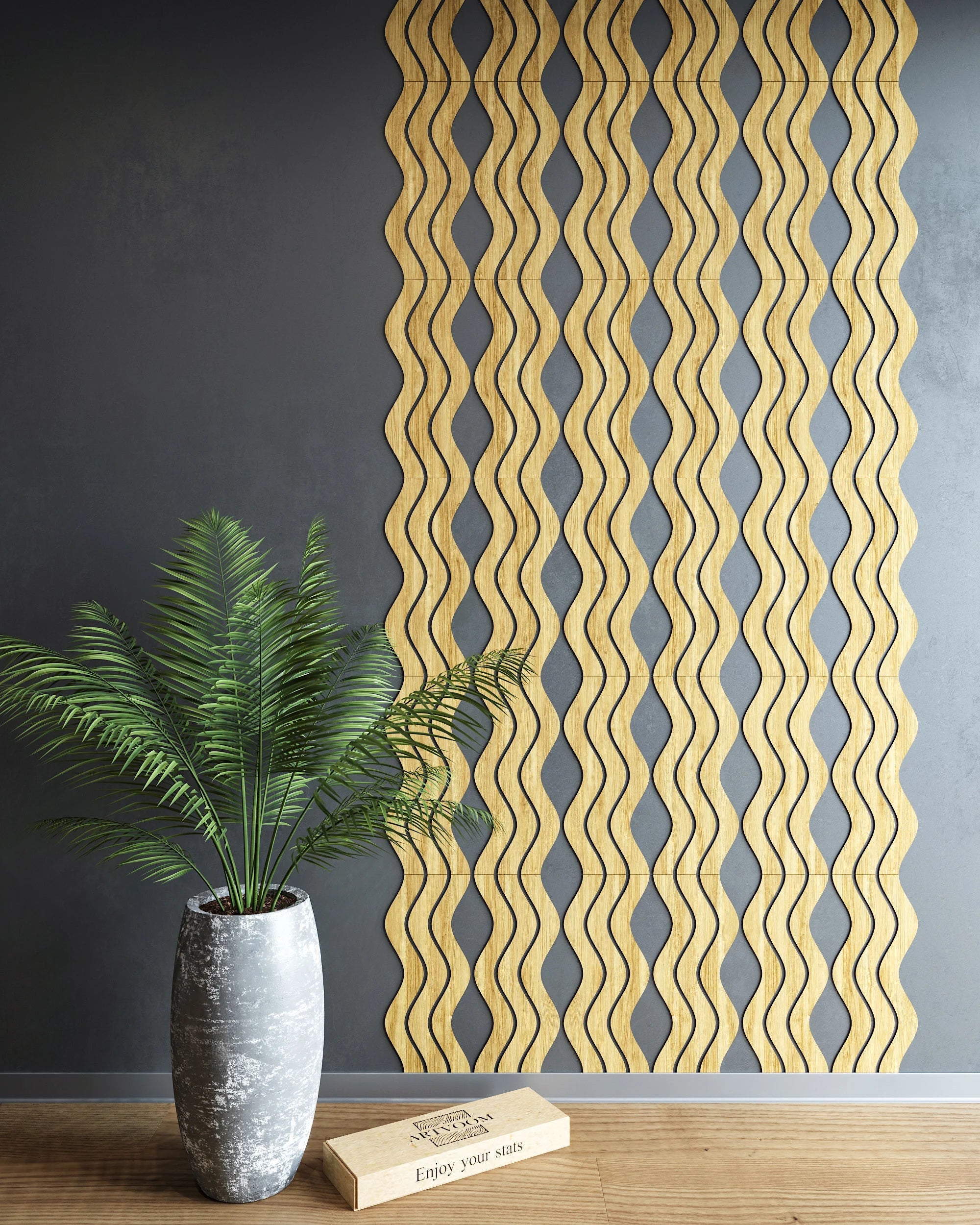 Wave Wooden Wall Panels - Transformation for Empty Walls panels by Artvoom – wood decor