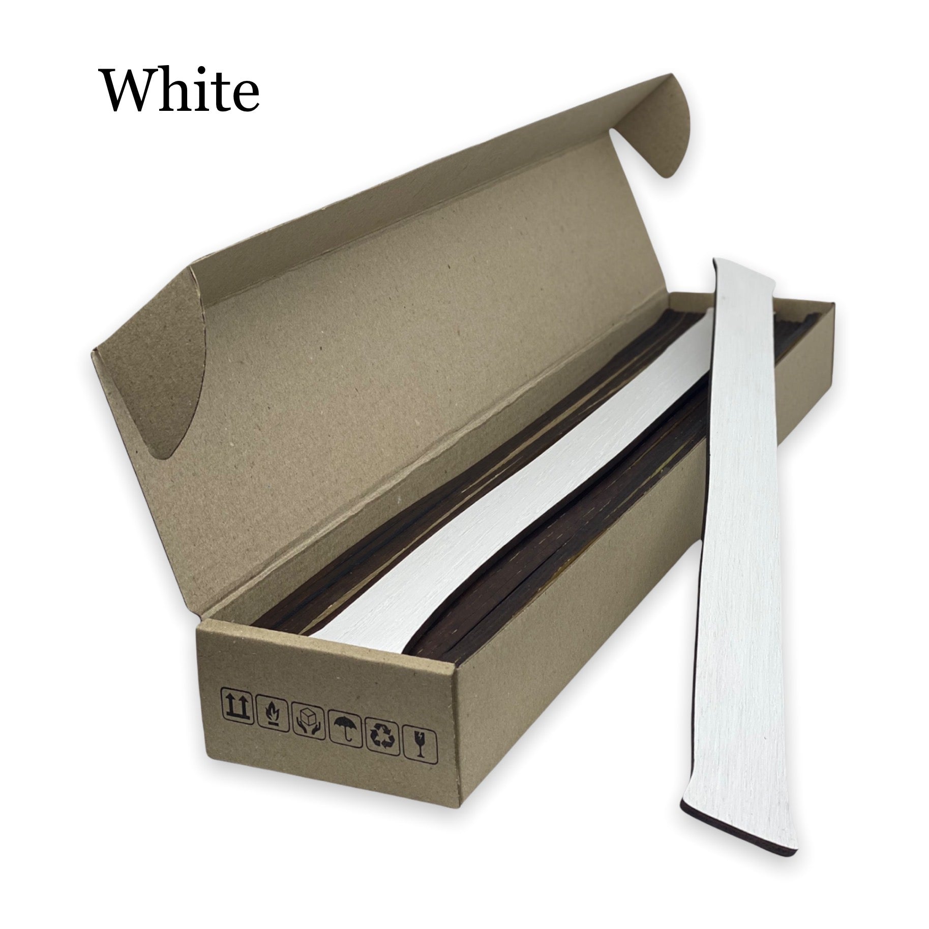 White Bamboo Panel Wall Slats, 24 pcs in box. Artvoom Wall Decor panels by Artvoom – wood decor