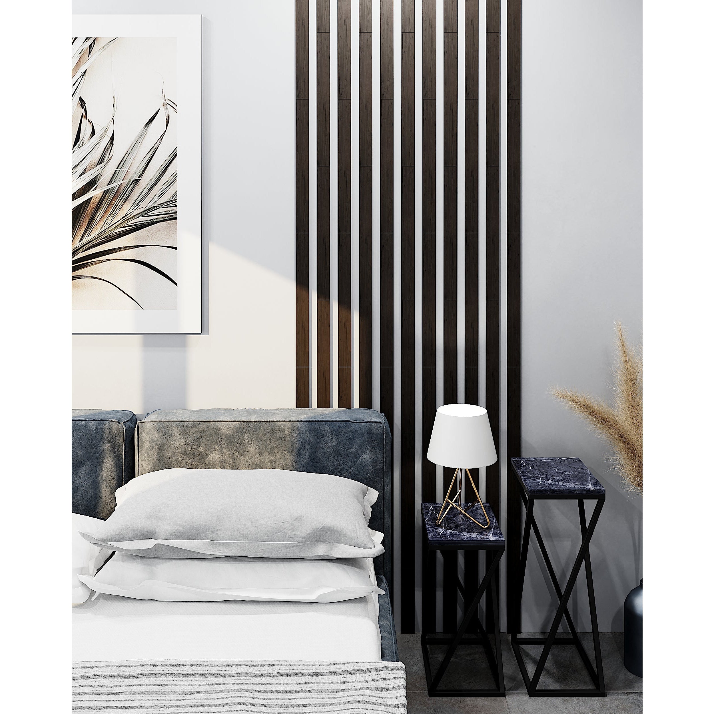 Wide Ebony (Wenge) Wooden Wall Slats, 24 pcs in box. Artvoom Wall Decor panels by Artvoom – wood decor