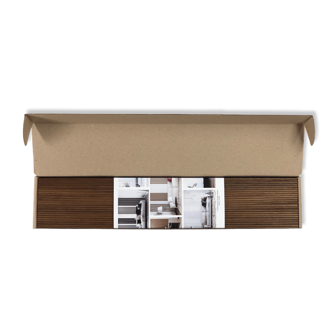Wide White Wooden Wall Slat, 24 pcs in box. Artvoom Wall Decor panels by Artvoom – wood decor