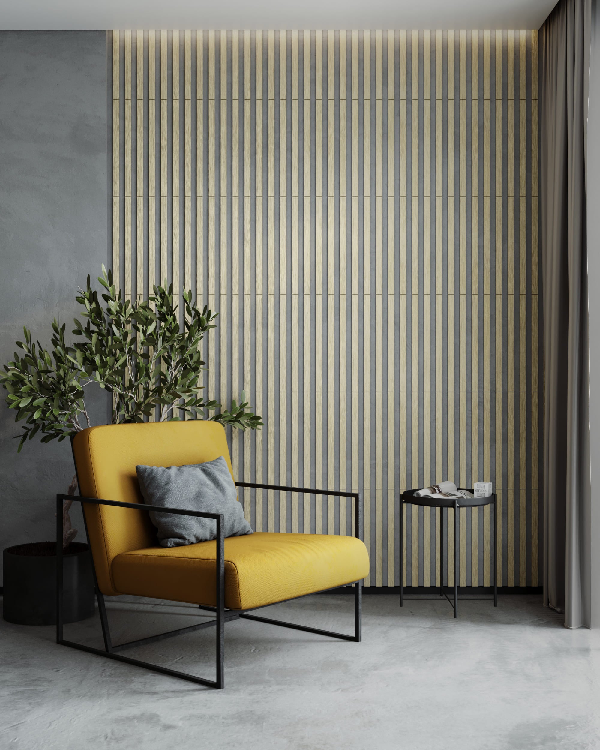 Wooden Wall Slats, 24 pcs in box. Artvoom Wall Decor panels by Artvoom – wood decor