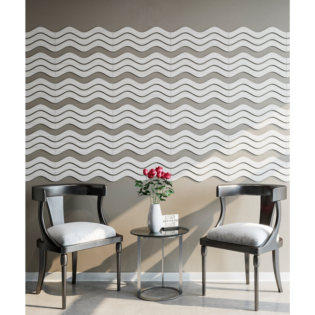 Wooden Wave Slats, 12 pcs in box. Artvoom Wall Decor panels by Artvoom – wood decor