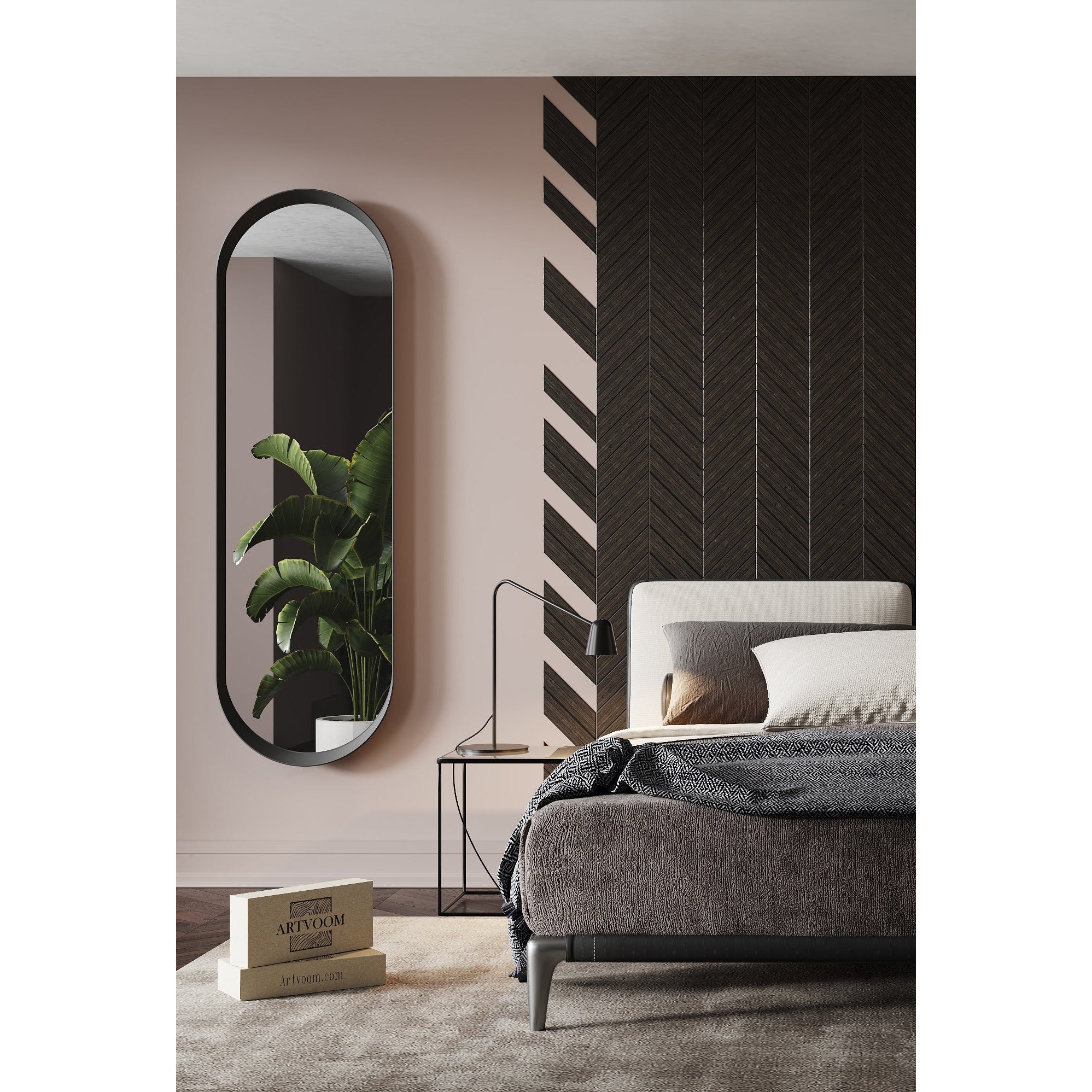 Wooden Wenge Oak Chevrons for Wall Panels, 38 pcs in box. Artvoom Wall Decor panels by Artvoom – wood decor