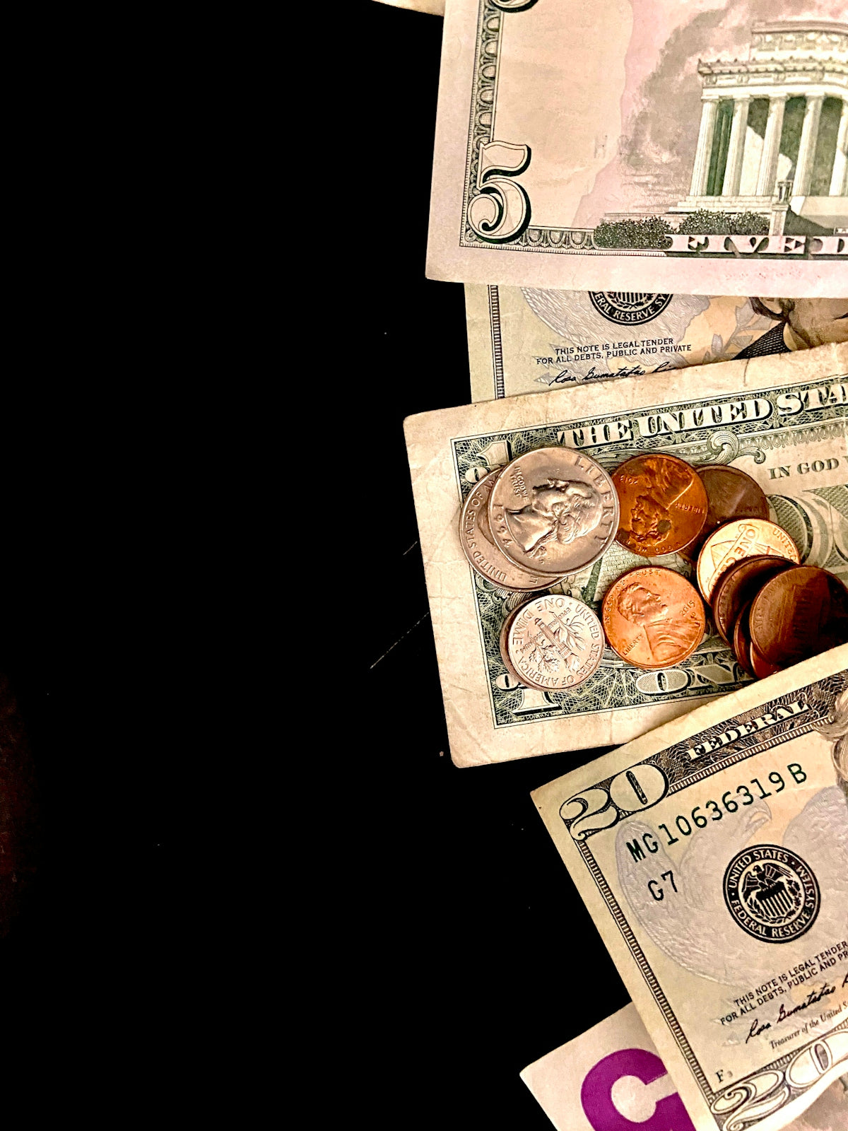 10 and 20 us dollar bill