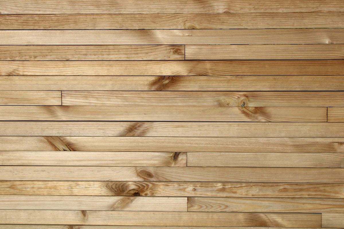 a close up view of a wooden wall