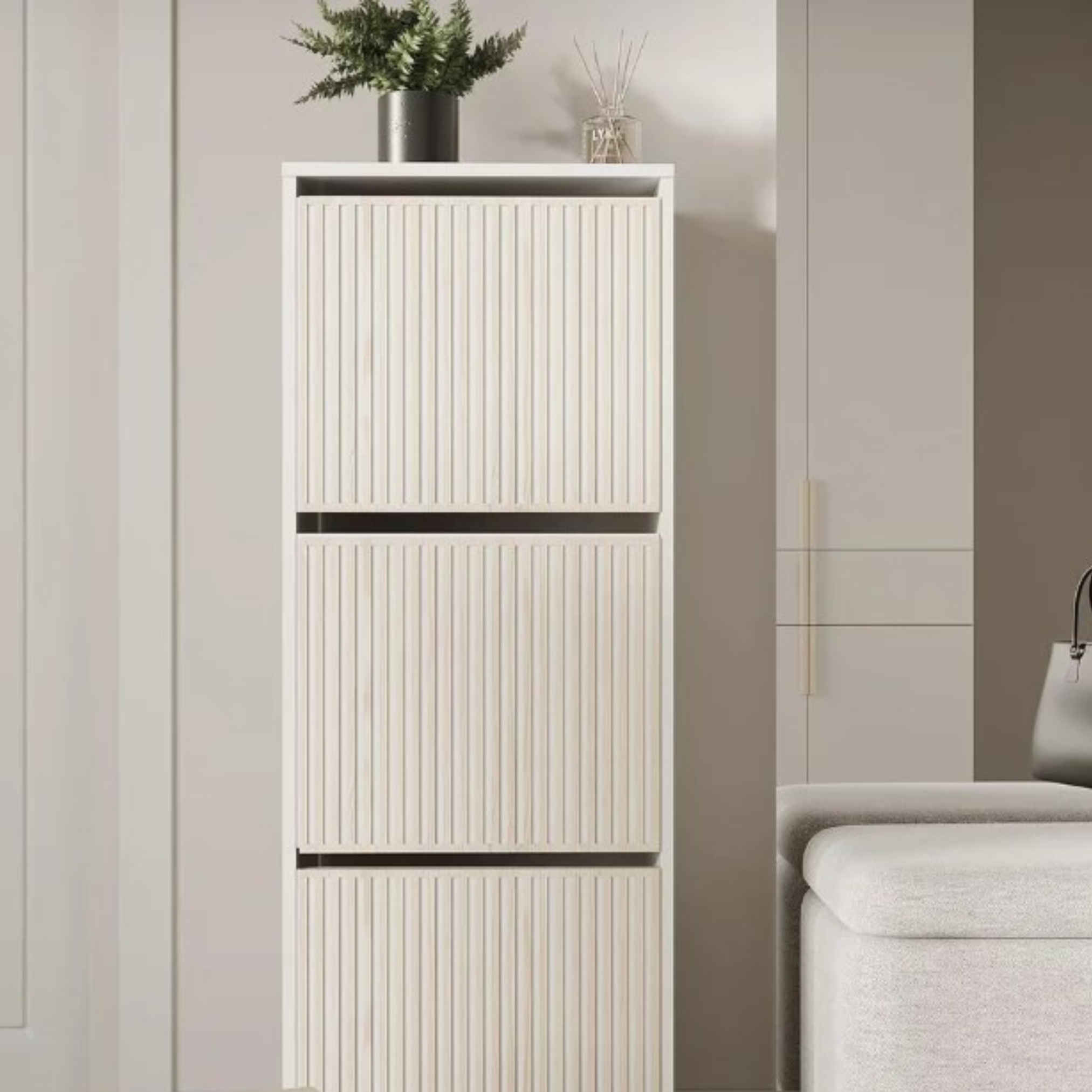 IKEA Bissa Holzauflagen – Gemusterte Paneele für Schuhschranktür-Hack