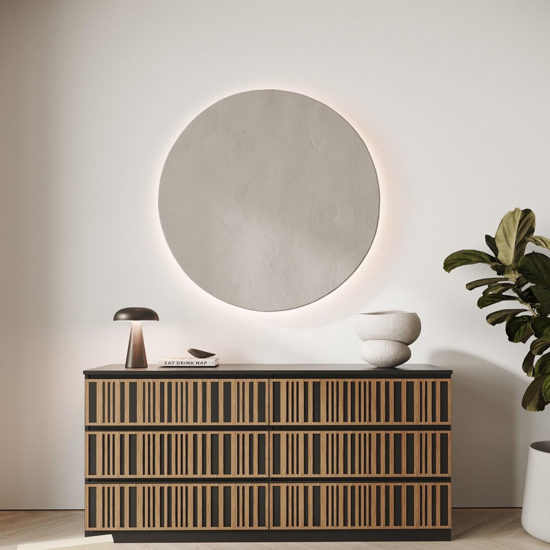 Habillages de commode Storklinta IKEA – Panneaux de bois à motifs