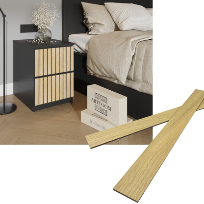 IKEA® MALM Furniture 3cm slats drawer overlay. - Artvoom