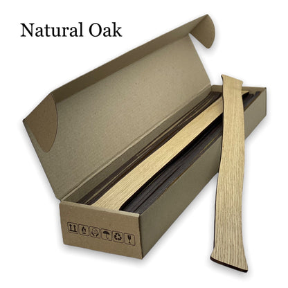 Natural Oak Bamboo Panel Wall Slats, 24 pcs in box. Artvoom Wall Decor. - Artvoom