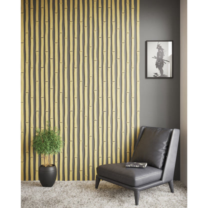 Yellow Oak Bamboo Panel Wall Slats, 24 pcs in box. Artvoom Wall Decor - Artvoom