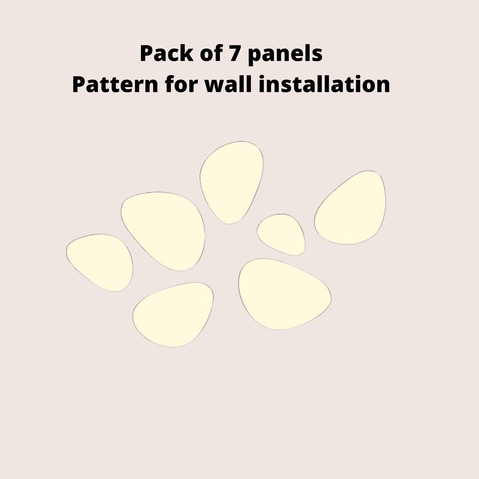Drop Wooden Wall Art Panels - Geometric Set for Feature Wall Installation panels by Artvoom – wood decor
