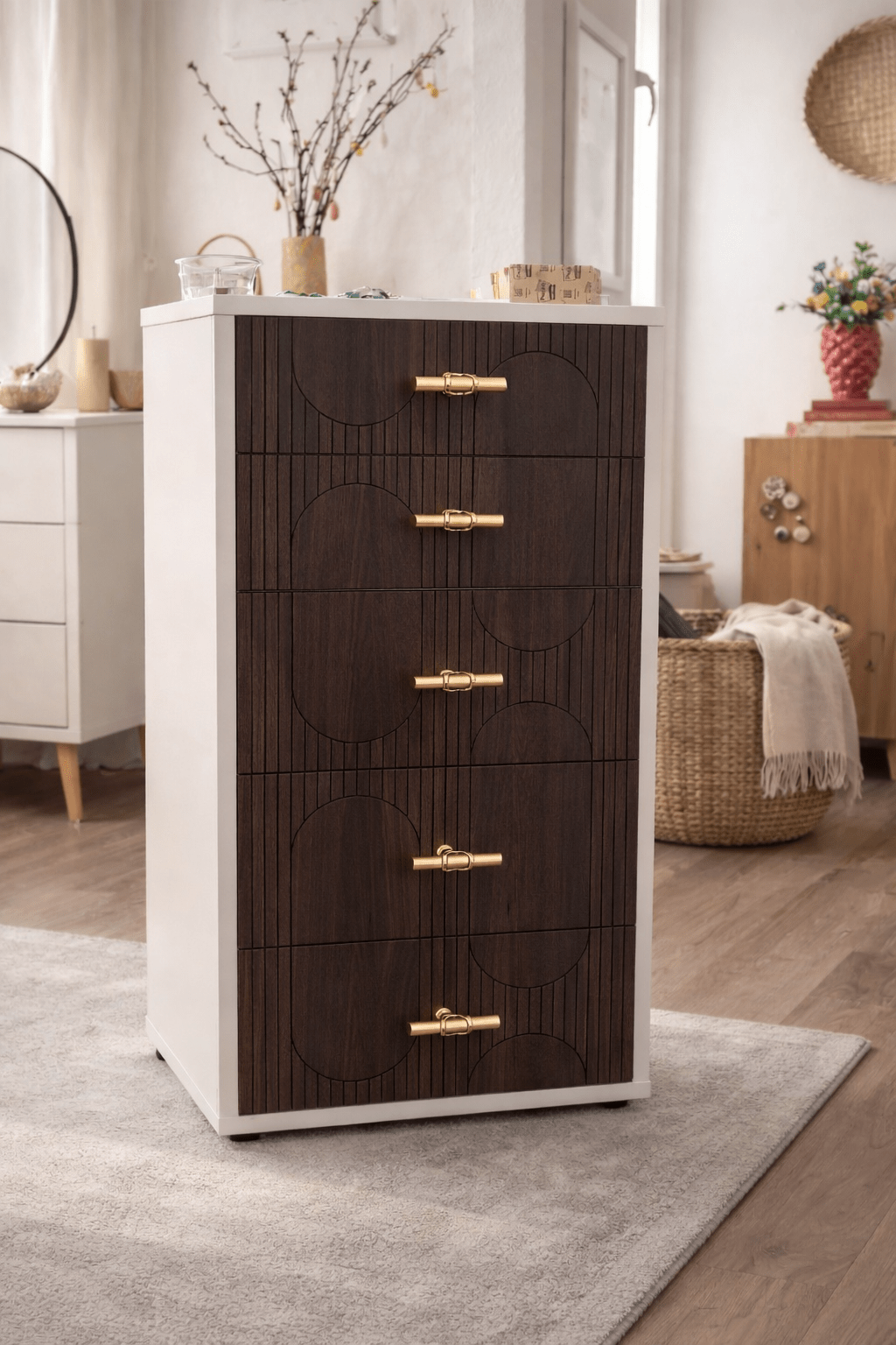 IKEA Alex Overlays – Wooden Panels for Drawer Fronts | Oak Veneer Furniture Upgrade | IKEA Hack Decor Panels panels by Artvoom – wood decor