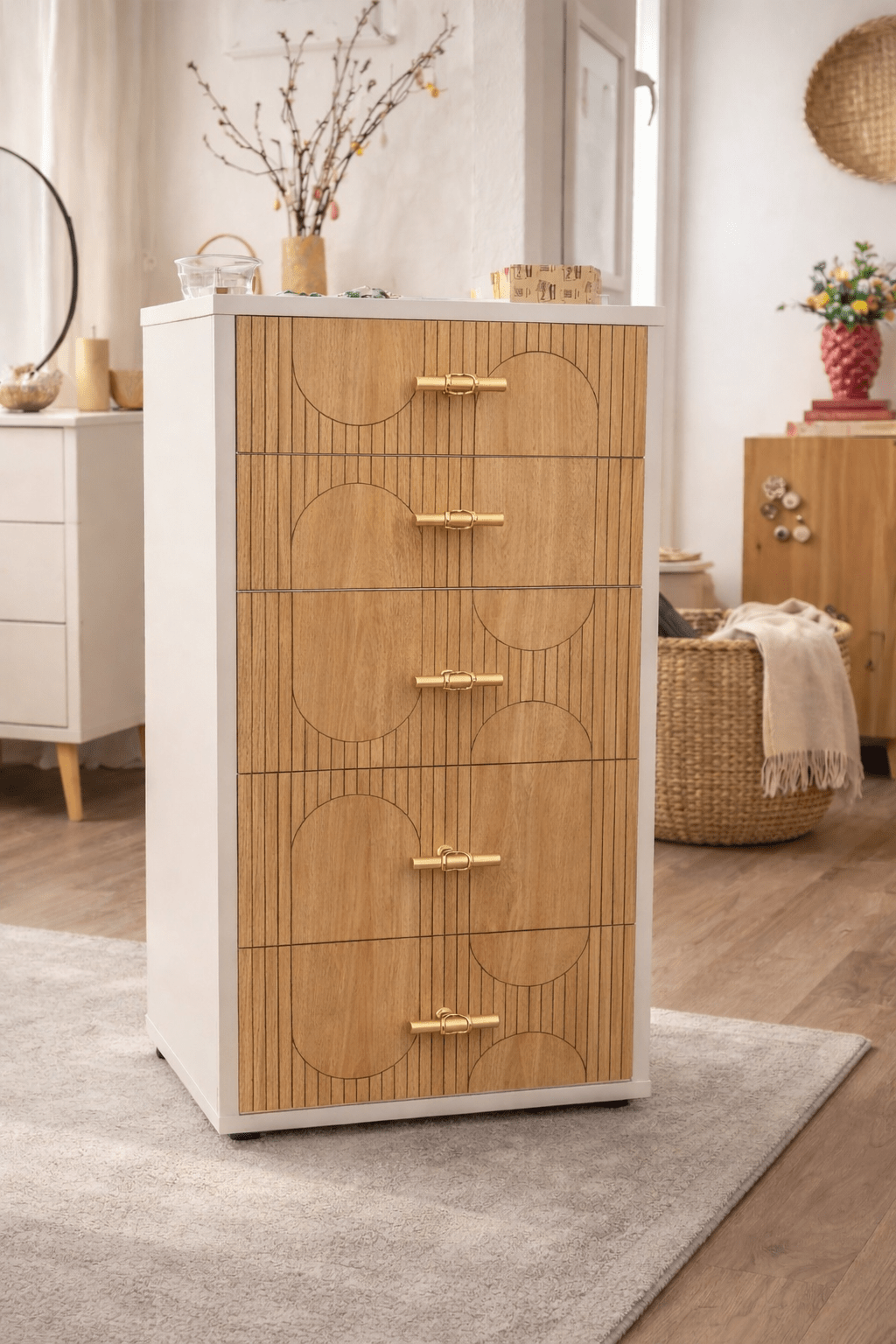 IKEA Alex Overlays – Wooden Panels for Drawer Fronts | Oak Veneer Furniture Upgrade | IKEA Hack Decor Panels panels by Artvoom – wood decor
