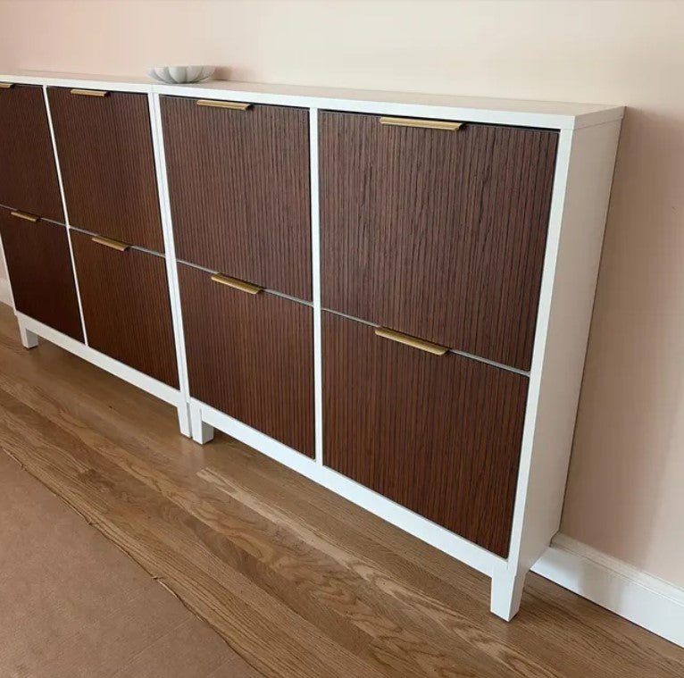 IKEA Stall Shoe Cabinet Overlays – Wood Panels for Custom Door Upgrades panels by Artvoom – wood decor