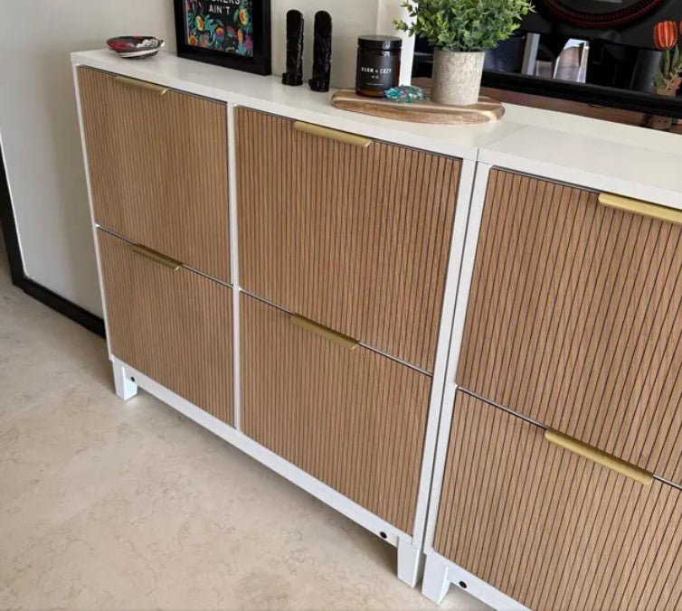 IKEA Stall Shoe Cabinet Overlays – Wood Panels for Custom Door Upgrades panels by Artvoom – wood decor