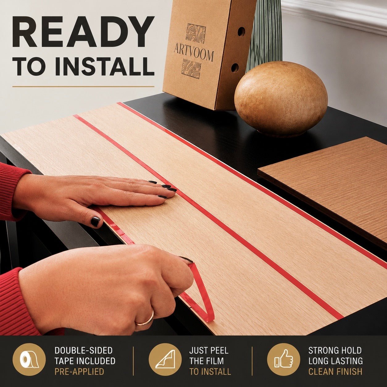 IKEA Storklinta Dresser Overlays – Patterned Wood Panels panels by Artvoom – wood decor