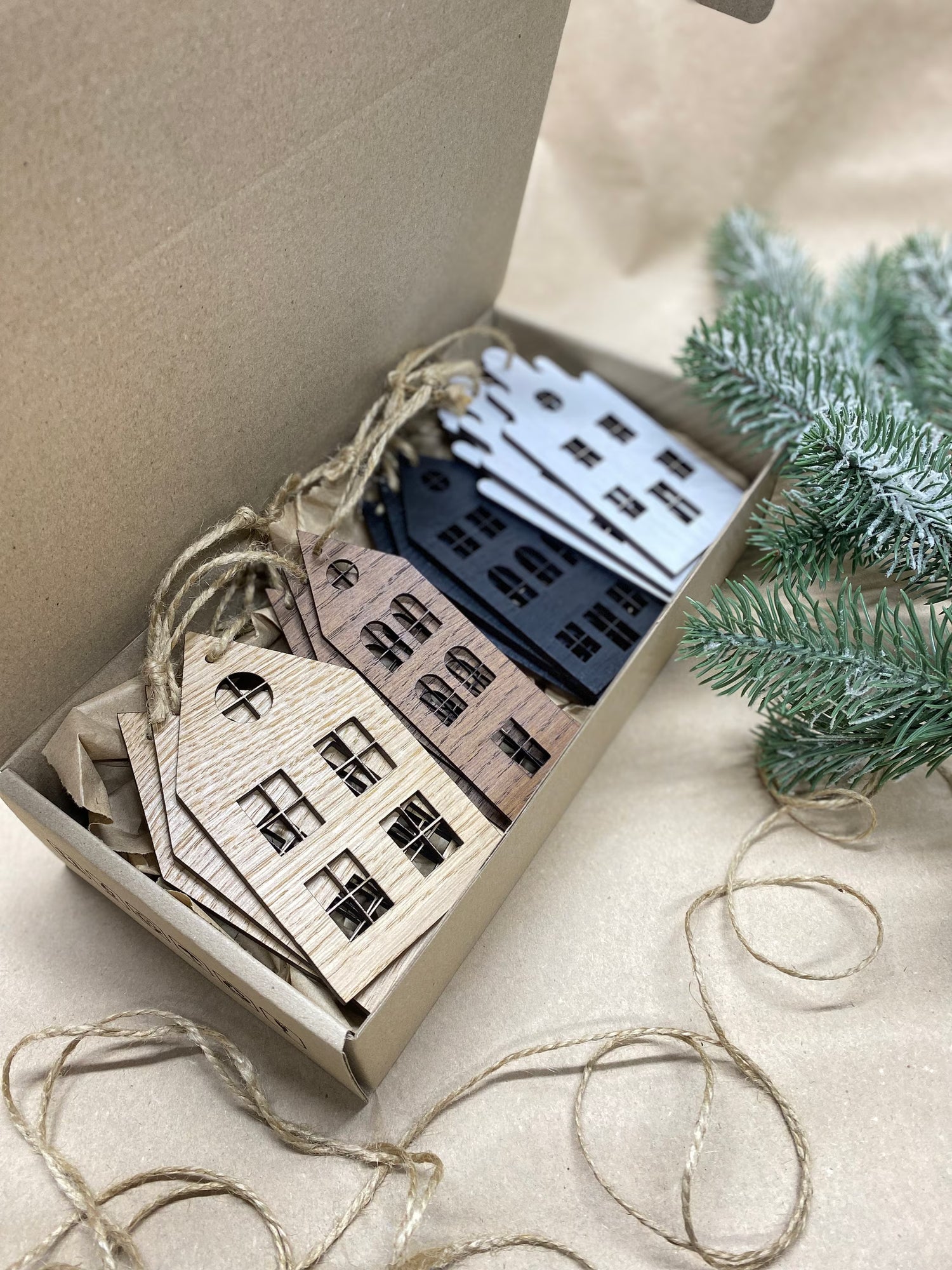 Christmas Houses Tree Decoration