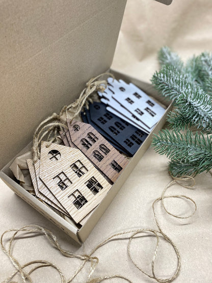 Christmas Houses Tree Decoration