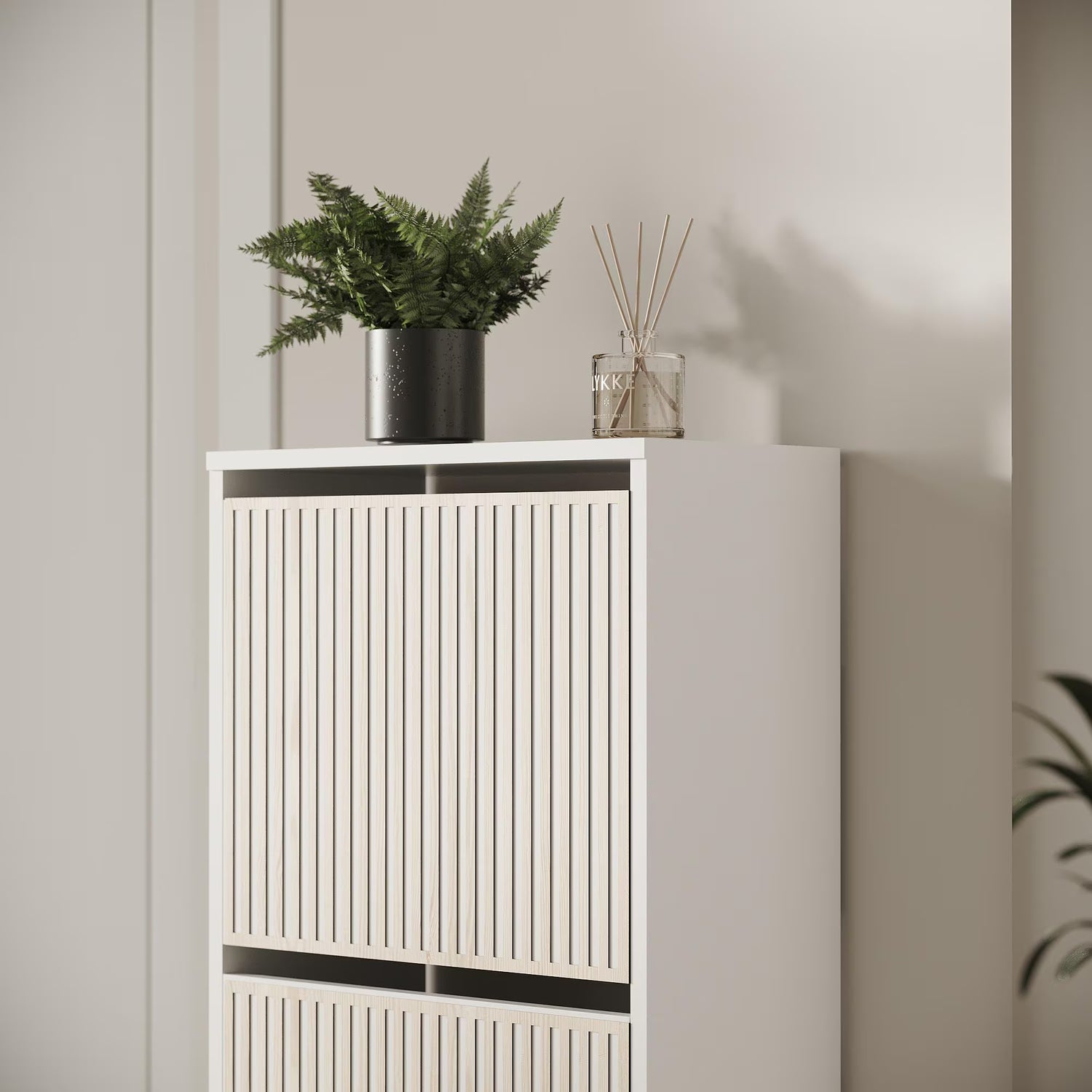 IKEA Bissa Wood Overlays – Patterned Panels for Shoe Cabinet Door Hack
