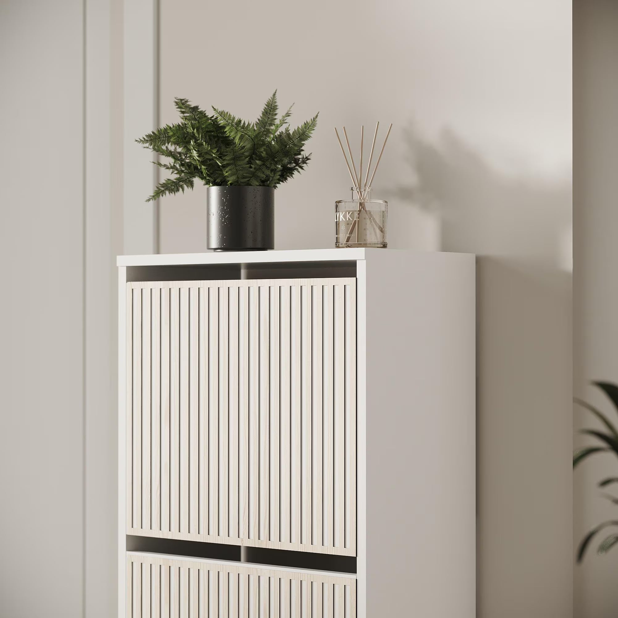IKEA Bissa Wood Overlays – Patterned Panels for Shoe Cabinet Door Hack
