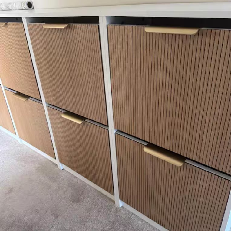 IKEA Hemnes Furniture Overlays Natural Oak Panels for Custom Dresser Makeover IKEA Hemnes Furniture Overlays Natural Oak Panels for Custom Dresser Makeover