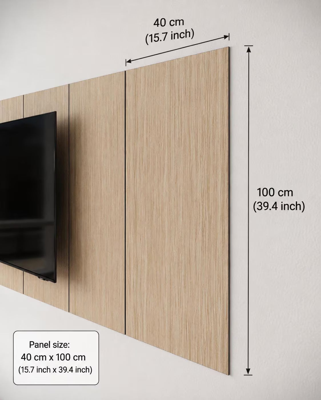 Media Wall Panels - Minimalist Wood Wall Panels for TV Backdrop