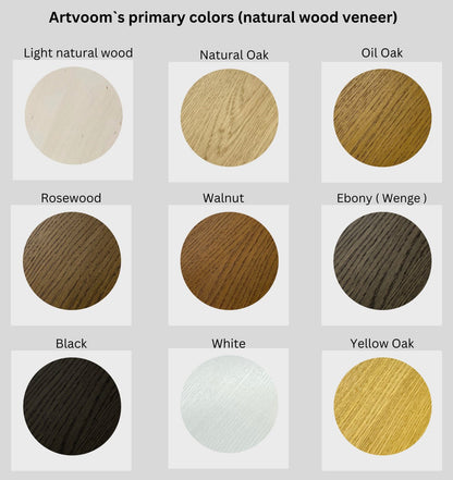 Large Format Slatted Wood Wall Panels | Decorative Bed Headboard Set panels by Artvoom – wood decor