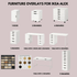 Overlay wooden panels for decorating ikea dresser alex with pattern panels by Artvoom – wood decor