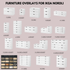 Overlay wooden panels for decorating ikea nordi dresser with pattern panels by Artvoom – wood decor