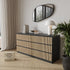 Overlay wooden slats panels for decorating ikea malm dresser 1 cm width panels by Artvoom – wood decor