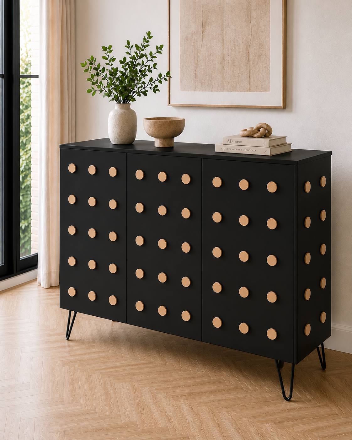 Drawer &amp; Cabinet Door Panels, Self Adhesive Geometric Wood Shapes for DIY Cabinet Decor