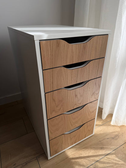 IKEA Alex Holzauflagen – Gemusterte Paneele für Schubladenfronten