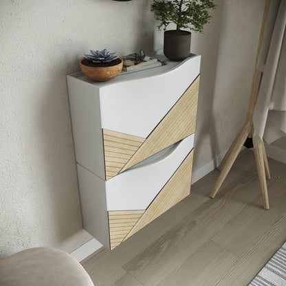 IKEA Trones Shoe Cabinet Overlays - Pre-Finished Textured Oak Cover