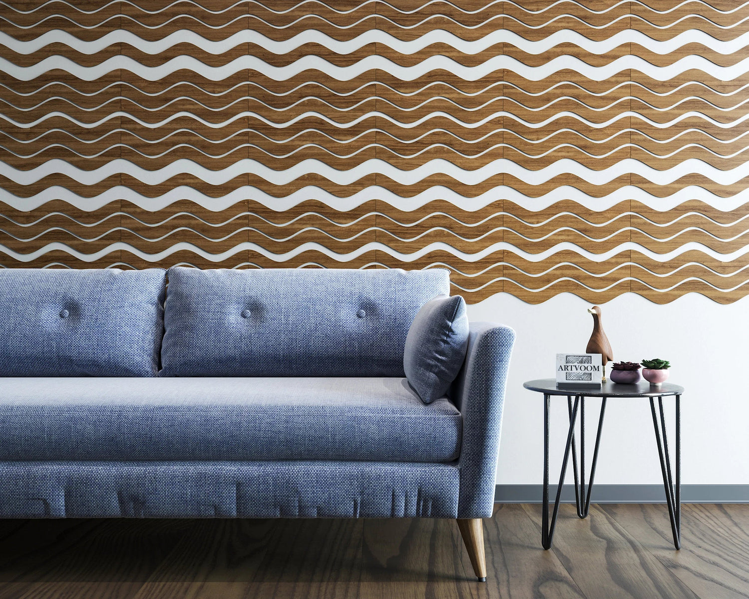 Wave Wooden Wall Panels - Transformation for Empty Walls panels by Artvoom – wood decor