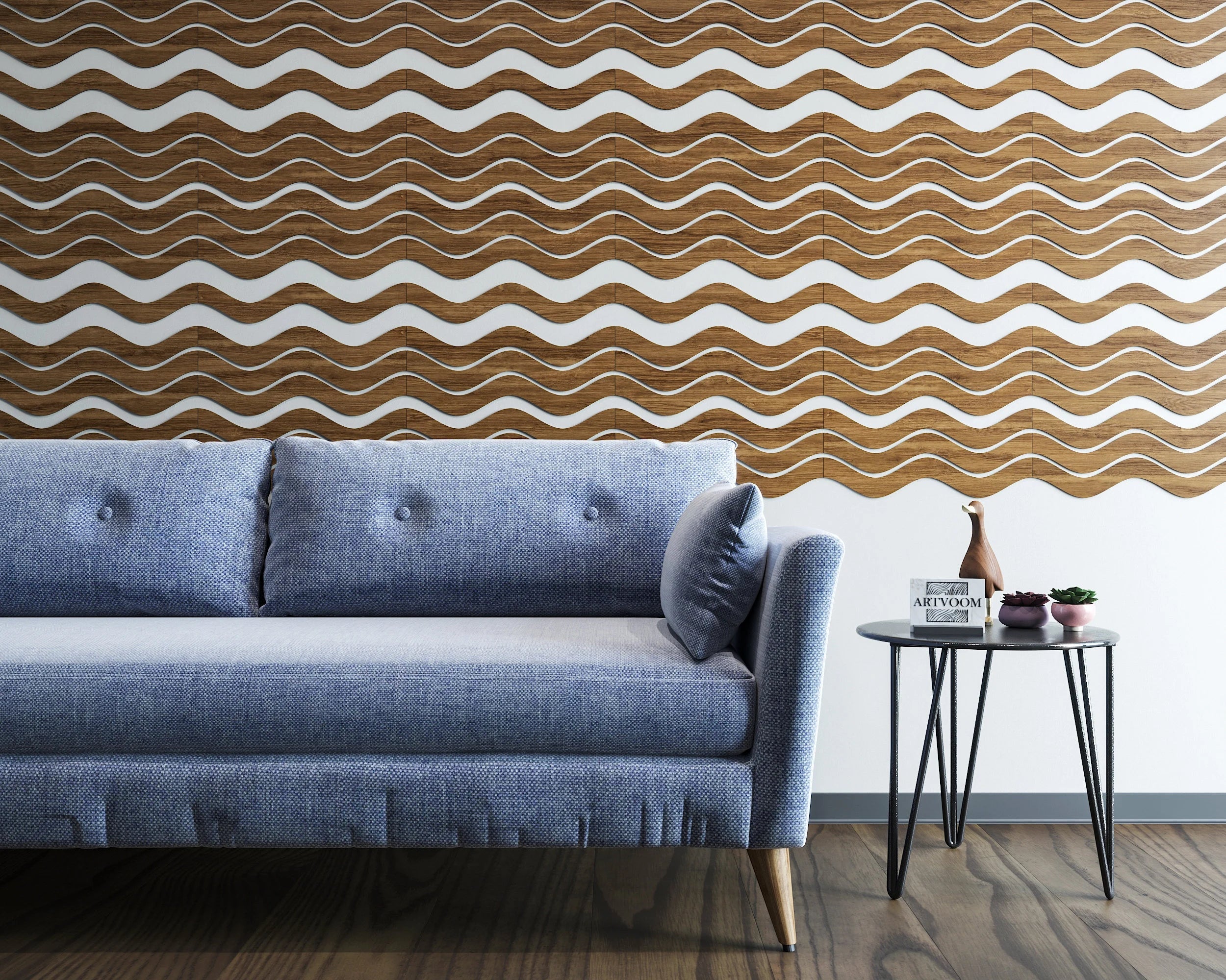 Wave Wooden Wall Panels - Transformation for Empty Walls panels by Artvoom – wood decor